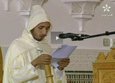 خطبة الجمعة بمحضر أمير المؤمنين بمسجد الفضيلة بمدينة وجدة يوم 12 شعبان 1434 موافق 21 يونيو 2013 